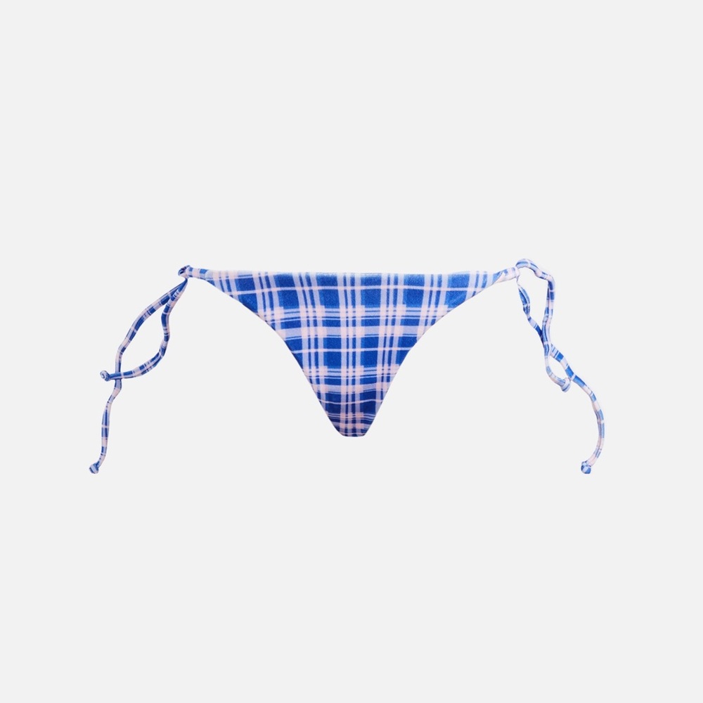 Frankies Bikinis x GIGI HADID Keira Terry String Bikini Bottom SZ M